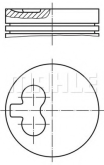 Поршень двигуна MAHLE / KNECHT 009 79 04