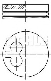 Поршень двигуна MAHLE / KNECHT 021 66 03 (фото 1)