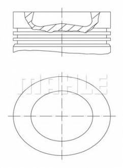 Поршень двигуна MAHLE / KNECHT 028 PI 00100 002