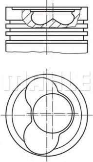 Поршень двигуна MAHLE / KNECHT 030 65 02