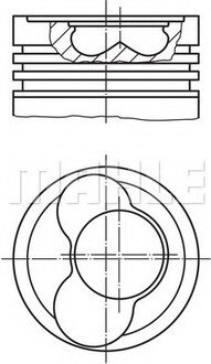 Поршень MAHLE / KNECHT 03065 12