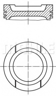 Поршень MAHLE / KNECHT 0309200