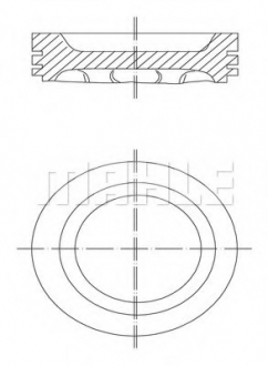 Поршень двигуна MAHLE / KNECHT 031 88 02