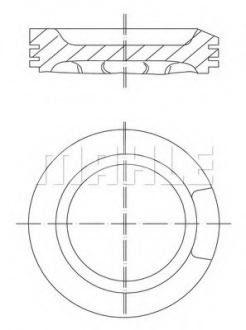 Поршень двигуна MAHLE / KNECHT 033 04 02