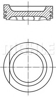 Поршень VW MAHLE / KNECHT 034 76 02