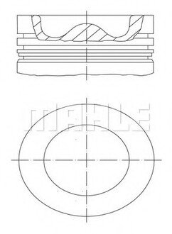 Поршень MAHLE / KNECHT 0384300