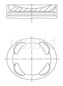 Поршень MAHLE / KNECHT 081PI00104000