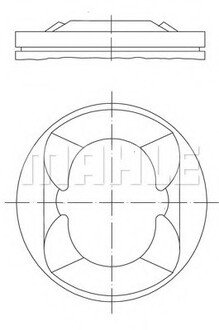 Поршень Mahle BMW B13B16A, CITROEN, PEUGEOT 5FW(EP6) 07-16 MAHLE / KNECHT 081PI00110000