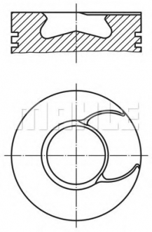 Поршень двигуна MAHLE / KNECHT 213 66 00