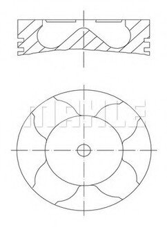 Поршень MAHLE / KNECHT 2291200