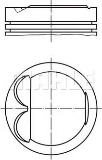 Поршень MAHLE / KNECHT 60777 00