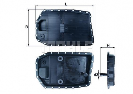 Фильтр масляный акпп bmw (knecht-mahle) MAHLE / KNECHT HX154