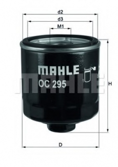 Фільтр мастил MAHLE / KNECHT OC295 (фото 1)