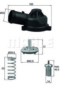 Термостат система охолодження MAHLE / KNECHT TI24483D