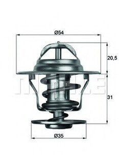 Термостат системи охолодження MAHLE / KNECHT TX1371D