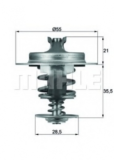 Термостат citroen; hyundai; peugeot;suzuki; toyota; ваз (mahle) MAHLE / KNECHT TX 67 83 D