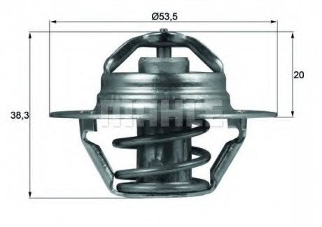 Термостат citroen ;opel; peugeot; renault; volvo; ваз (mahle) MAHLE / KNECHT TX 88 88 D