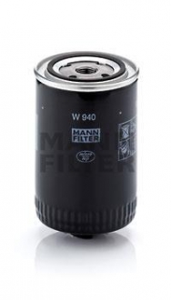 W 940, 25 Фильтр масляный -FILTER MANN W940