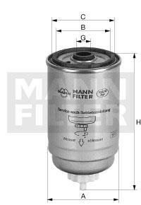 Фільтр палива MANN WK 8051