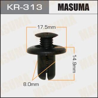 Клипса бампера, подкрылка KIA/HYUNDAI ALL 0G032-50-037A MASUMA KR-313