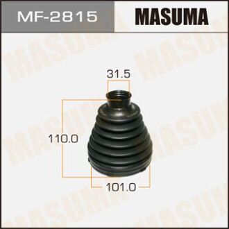 ПЫЛЬНИКИ LAND CRUISER UZJ200W front in MASUMA MF-2815