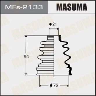 Пильовик ШРКШ внутрішнього Subaru Forester, Impreza, Legacy (-06) силікон (MFs-2133) MASUMA MFs2133