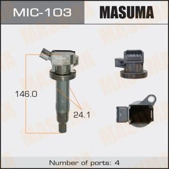 КАТУШКИ ЗАЖИГАНИЯ 1ZZFE, ZZT24#, ZZE124, ZCA2# MASUMA MIC-103