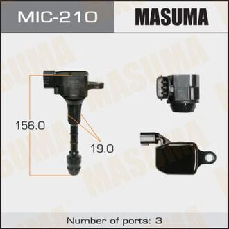 КАТУШКИ ЗАЖИГАНИЯ VQ35DE, VQ30DD, VQ35HR, VQ25DET, VQ25DE MASUMA MIC-210