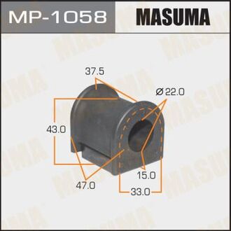 РЕЗ. СТАБИЛИЗАТОРА RR EE100 lifbek AE90 (4AGE) MASUMA MP-1058