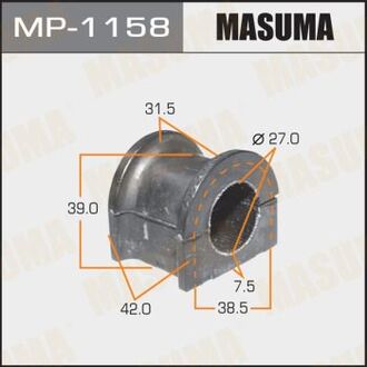 РЕЗ. СТАБИЛИЗАТОРА FR LCR 100 98.01- Lexus L470 02.08- MASUMA MP-1158 (фото 1)