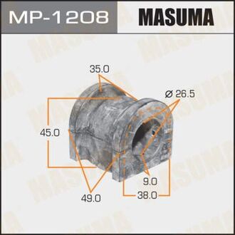 РЕЗ. СТАБИЛИЗАТОРА Втулка стабилизатора передняя honda accord cl# 2002-2008 (25,8мм) MASUMA MP-1208