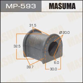 Втулка стабилизатора, front, rear, Corona #T19#,21#, Dyna LY228, 270 MASUMA MP593