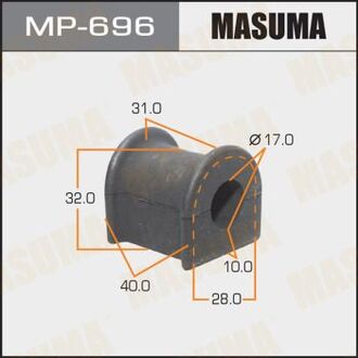 РЕЗ. СТАБИЛИЗАТОРА Втулка стабилизатора front Camry Cracia, Mark SXV20 [уп.2] MASUMA MP-696