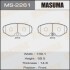 Колодки тормозные передн FIAT DUCATO (06-16), NISSAN MAXIMA (MS2261) MASUMA