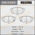 Колодки тормозные передн Mazda 6 2002 - 2007 (MS5483) MASUMA