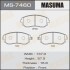 Колодка тормозная передняя Subaru Forester (01-14), Impreza (00-14), Legacy (02-14), XV (12-17) (MS7460) MASUMA