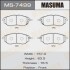 Колодка тормозная передняя Subaru Forester (12-), Impreza (08-14), Legacy (09-14) (MS7499) MASUMA