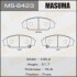 Колодка тормозная передн HONDA CIVIC VIII, FR-V (MS8423) MASUMA