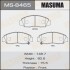 Колодка тормозная передняя Honda Accord (02-05), Civic (06-11), FR-V (05-09) (MS8465) MASUMA