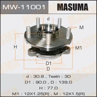 Ступичный узел front AURIS, NDE150, NRE150 MASUMA MW11001