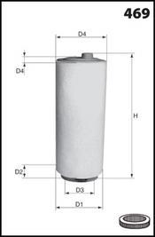 Фільтр повітряний MECAFILTER EL3954