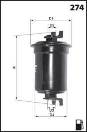 Фільтр палива MECAFILTER ELE6079