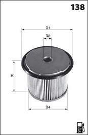 Топливный фильтр MECAFILTER ELG5218