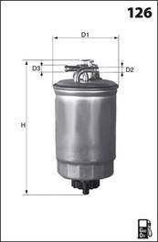 Фільтр палива MECAFILTER ELG5240