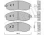 Гальмівні колодки, дискове гальмо (набір) Metelli 2202970 (фото 2)