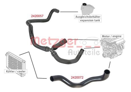 Шланг гумовий METZGER 2420057