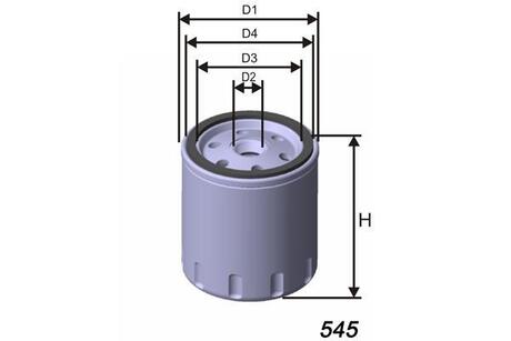 Фільтр масла MISFAT Z622