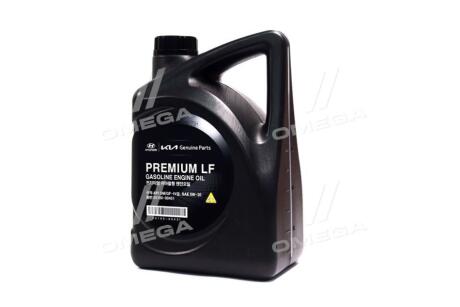 Масло ДВС 5W-20 4 л Premium LF Gasoline SM/GF-4 MOBIS 05100-00451