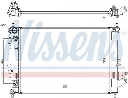 Теплообменник NISSENS 606476 (фото 1)