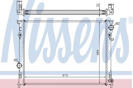 Радіатор NISSENS 61014A